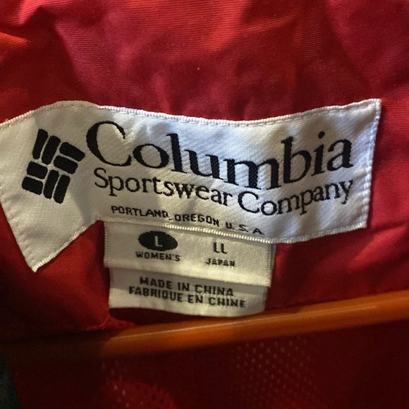 Columbia, sportswear company, double whammy, red and black jacket size large - Picture 13 of 15